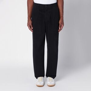 Department 5 Men's Black Cotton Trousers